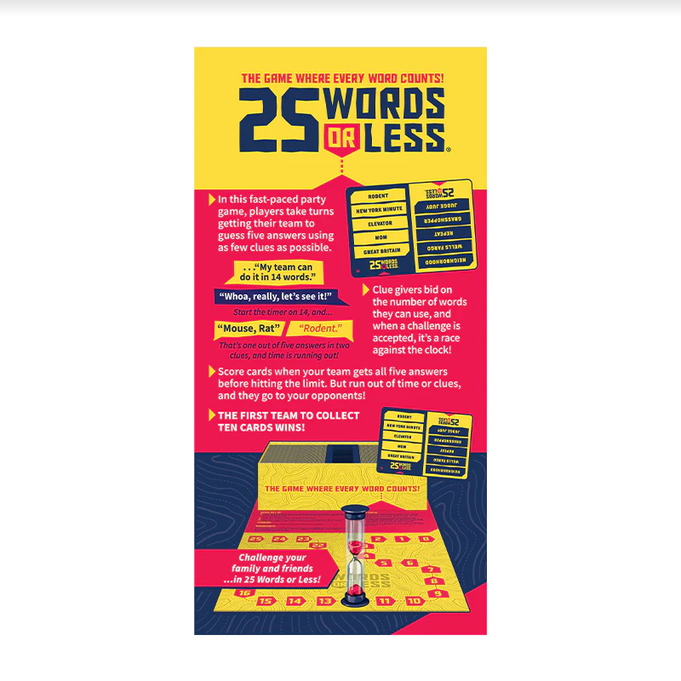 25 Words Or Less Game