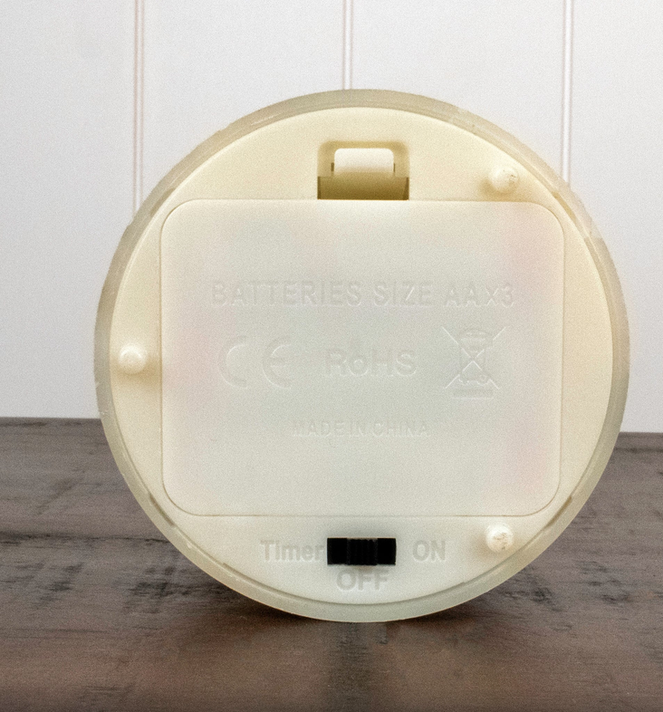 Winter Fawns Fiber Optic Candle