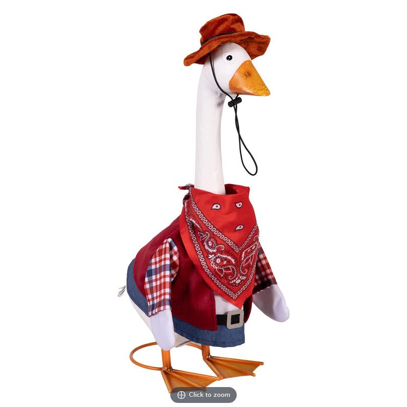 Giddy The Goose Wild West Outfit