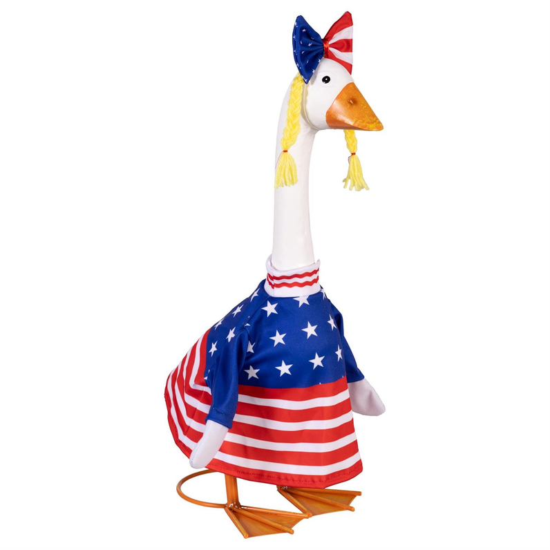 Giddy The Goose Patriotic Dress Outfit
