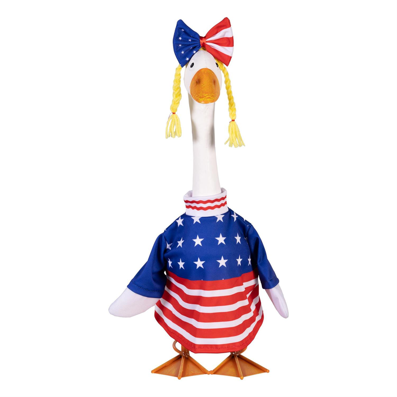 Giddy The Goose Patriotic Dress Outfit