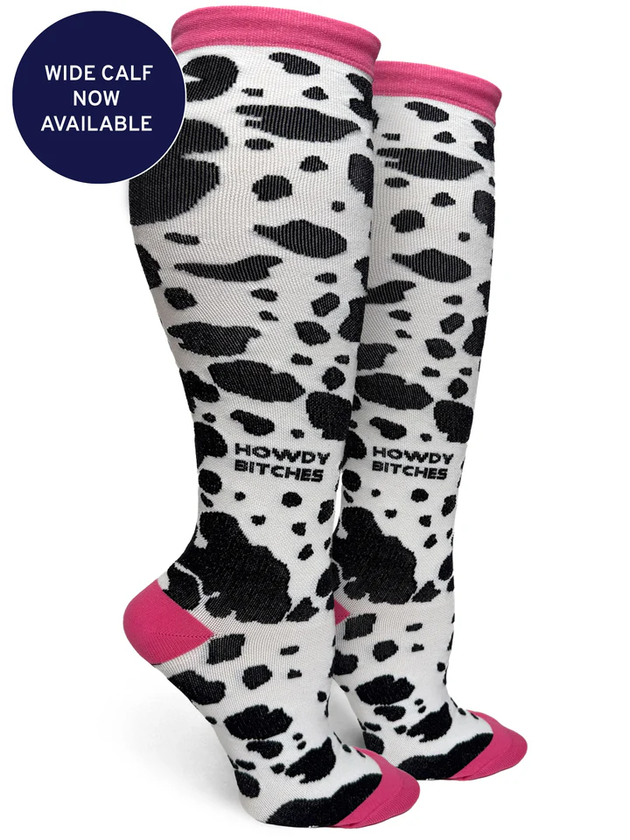 Howdy Bitches Womens 15-20 mmHg Compression Socks