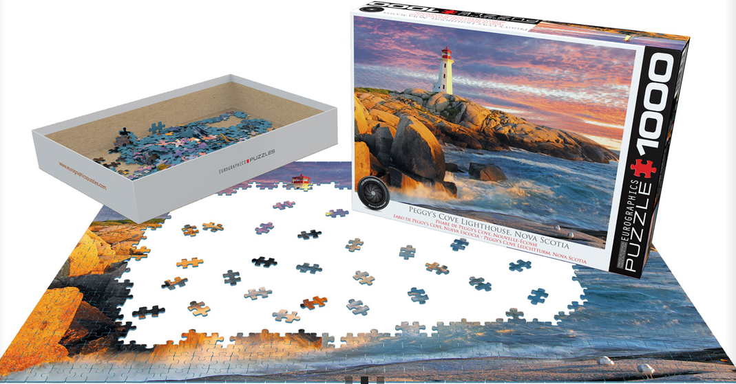 Peggy's Cove Lighthouse Jigsaw Puzzle
