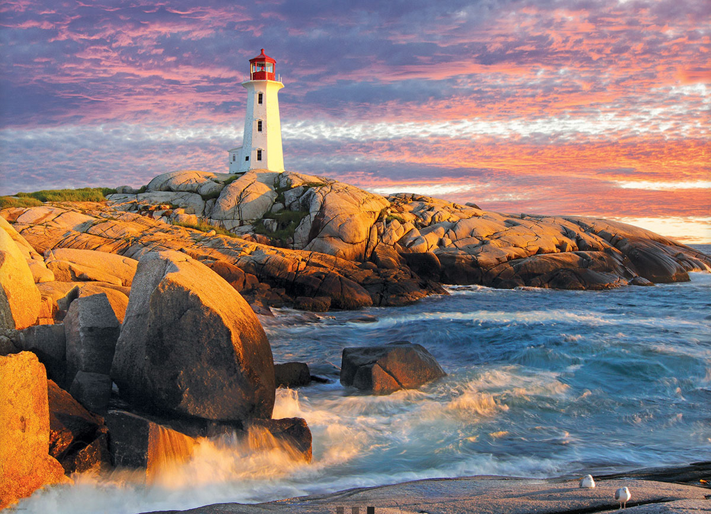 Peggy's Cove Lighthouse Jigsaw Puzzle
