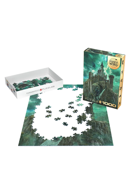 Violet Crossing the Parapet Jigsaw Puzzle