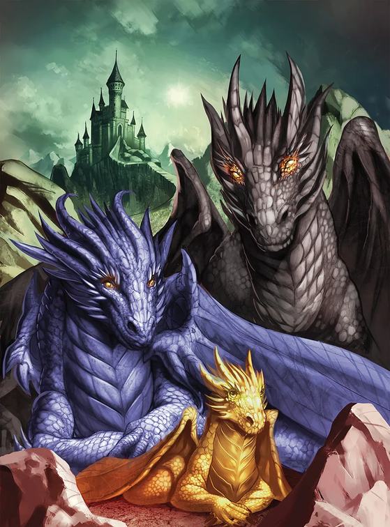 Tairn, Sgaeyl & Andarna Jigsaw Puzzle