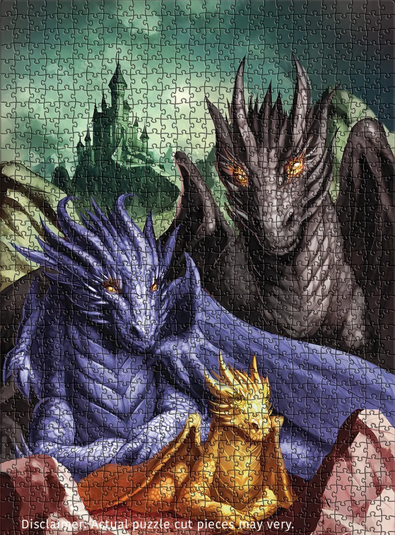 Tairn, Sgaeyl & Andarna Jigsaw Puzzle