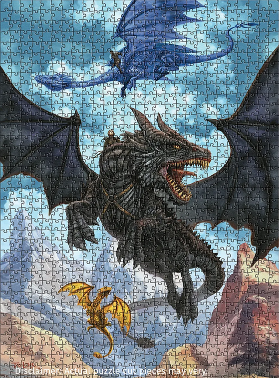 Violet, Dragon Rider Jigsaw Puzzle
