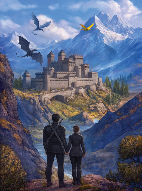 Violet & Xaden Jigsaw Puzzle