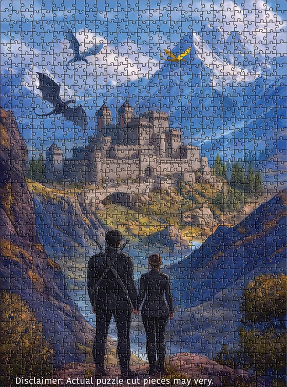 Violet & Xaden Jigsaw Puzzle