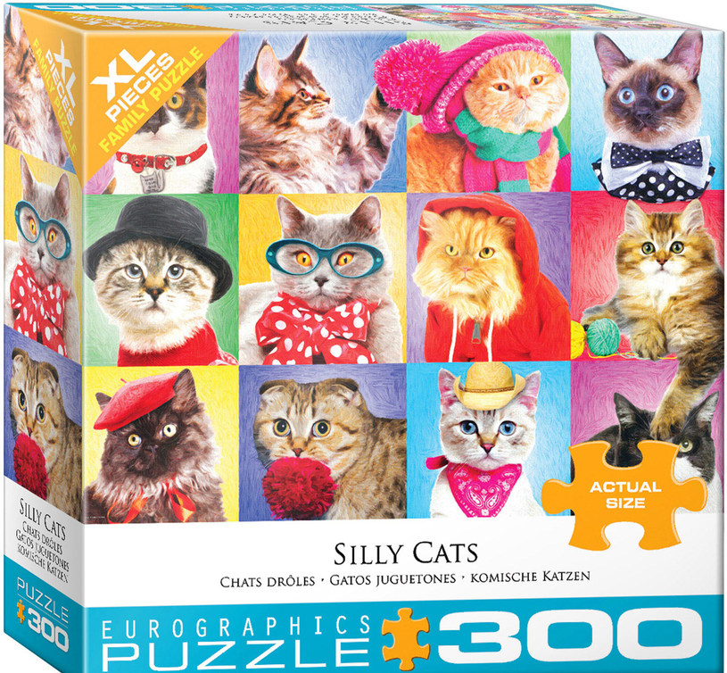 Silly Cats Jigsaw Puzzle