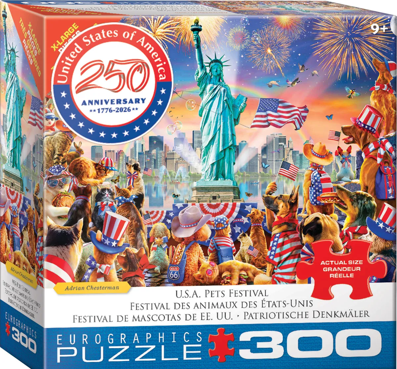 U.S.A. Pets Festival Jigsaw Puzzle
