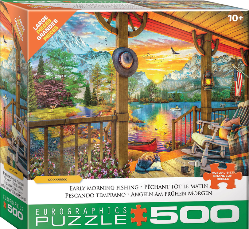 Early Morning Fishing Jigsaw Puzzle