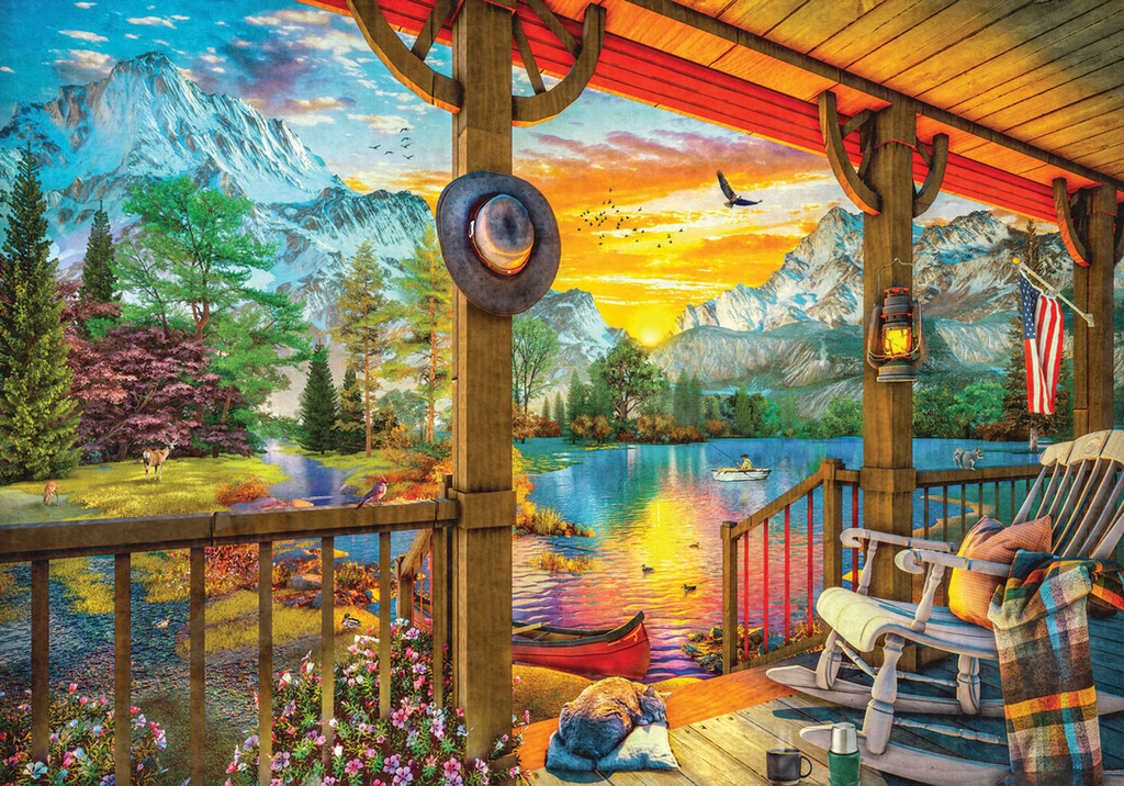 Early Morning Fishing Jigsaw Puzzle