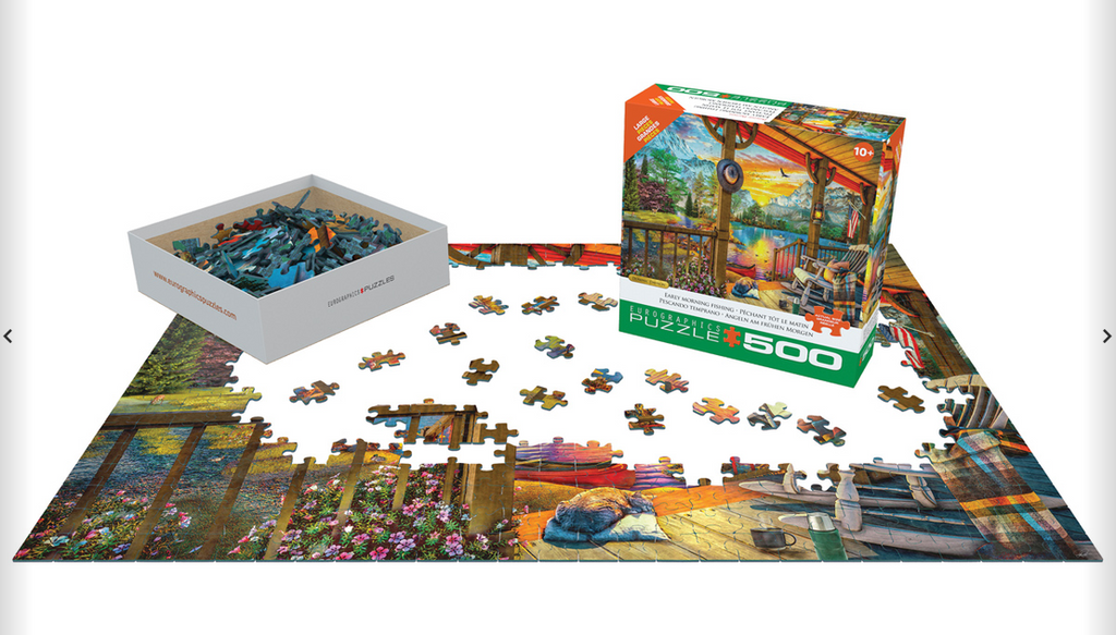 Early Morning Fishing Jigsaw Puzzle