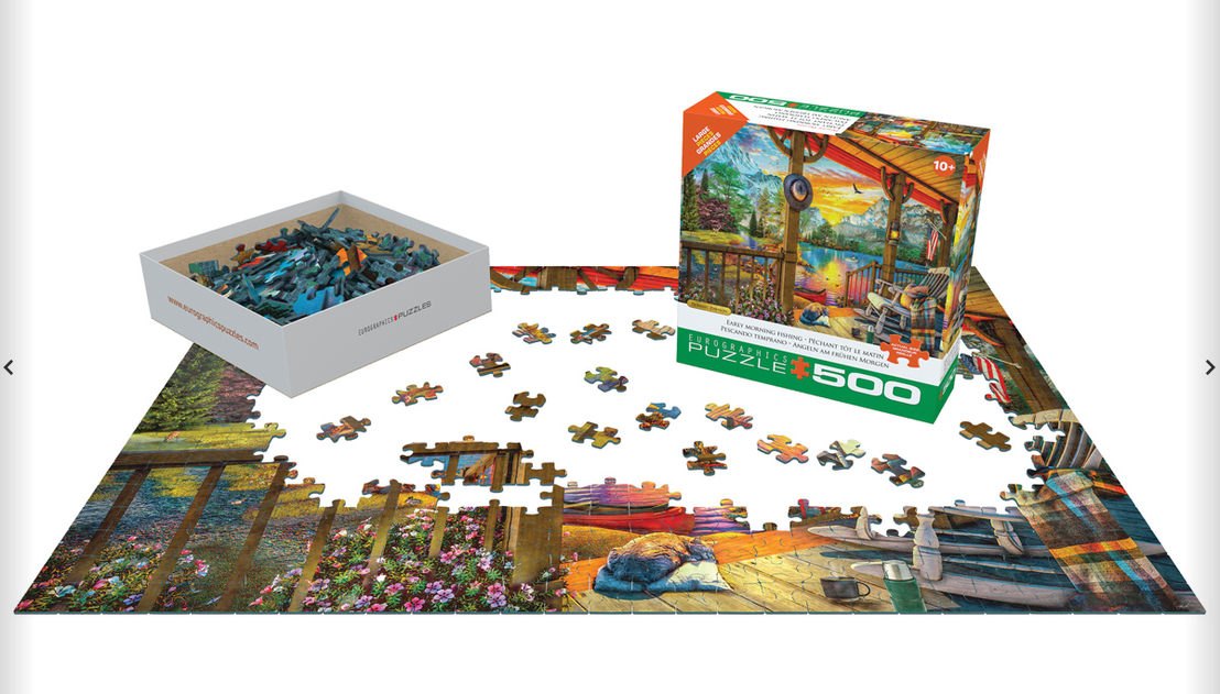 Early Morning Fishing Jigsaw Puzzle