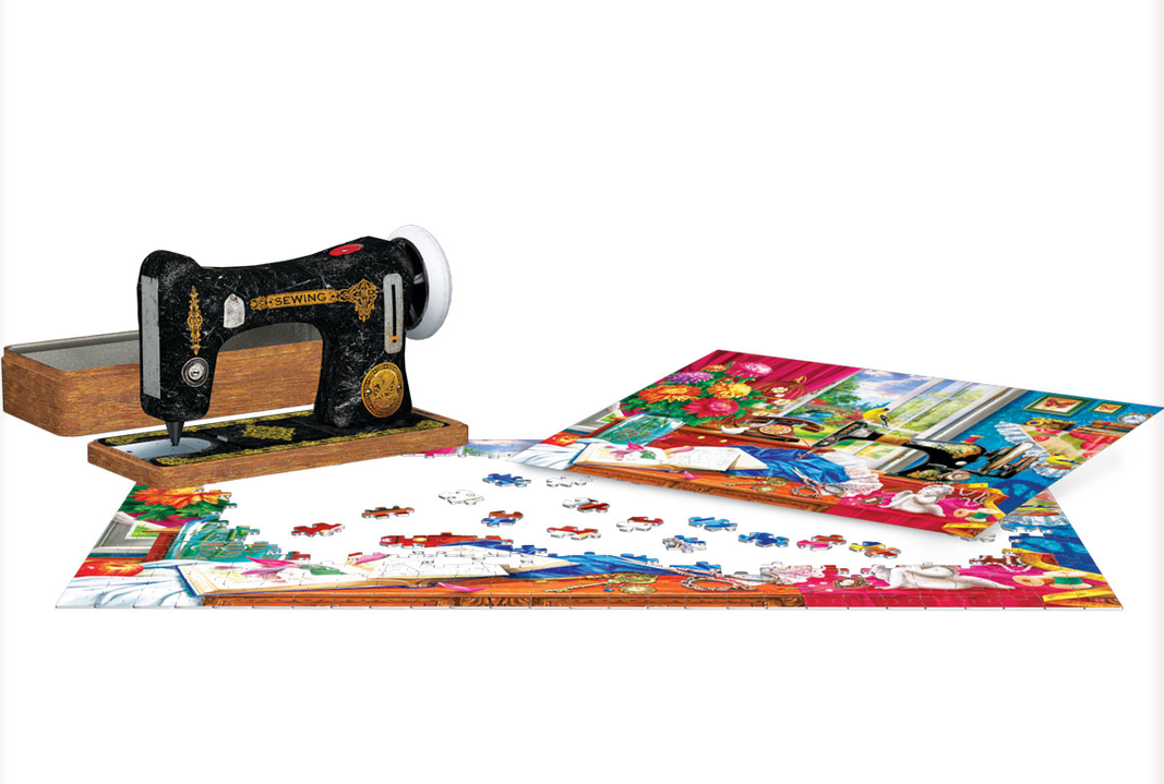 Sewing Memories Tin Jigsaw Puzzle