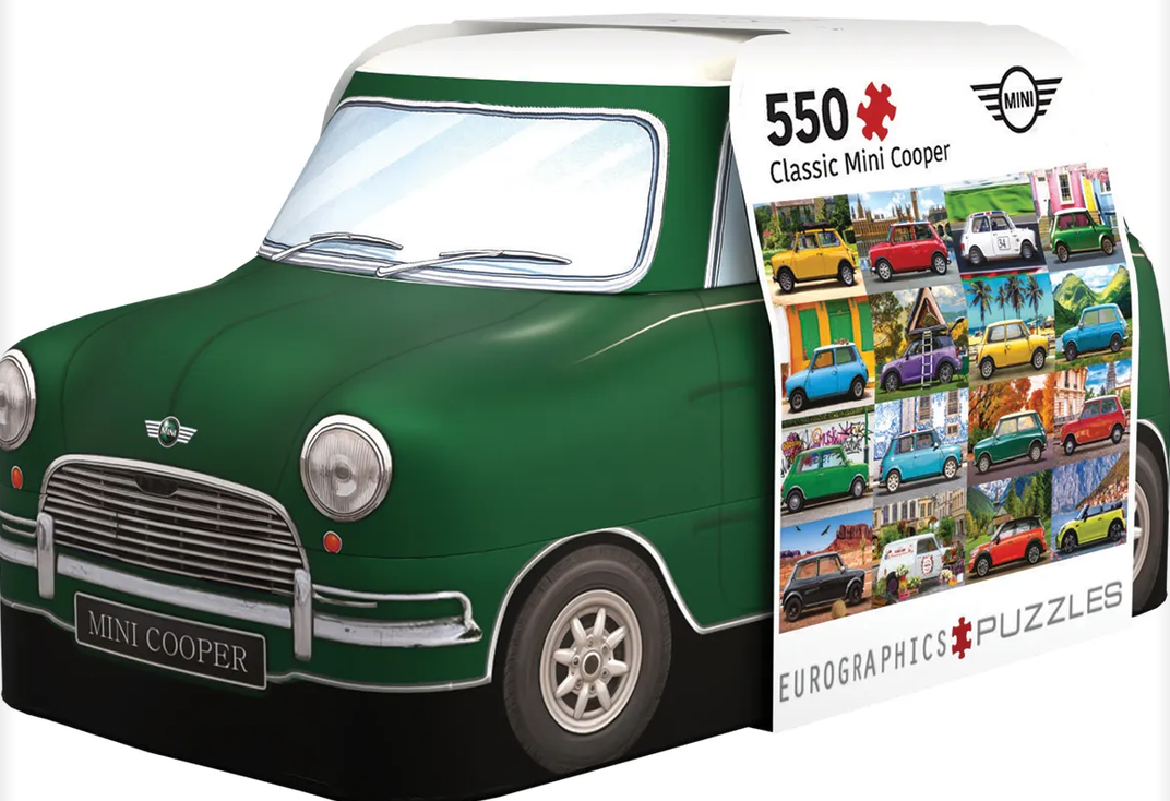 Classic Mini Cooper - Tin Jigsaw Puzzle