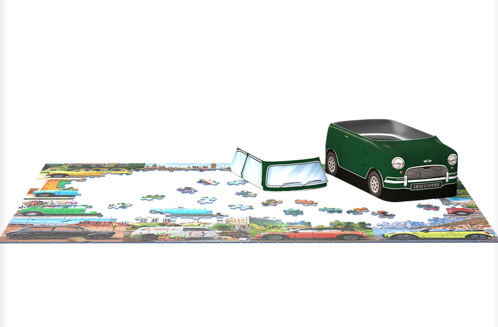 Classic Mini Cooper - Tin Jigsaw Puzzle