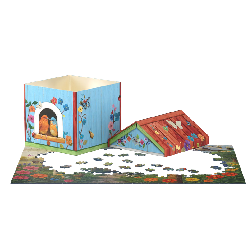 Birdhouse Tin Jigsaw Puzzle