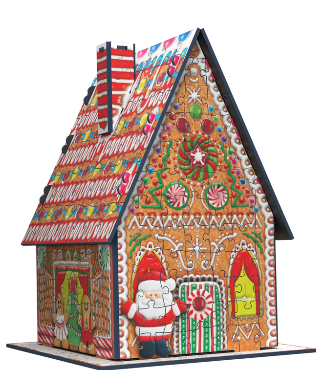 Gingerbread House 3D Jigsaw Puzzle