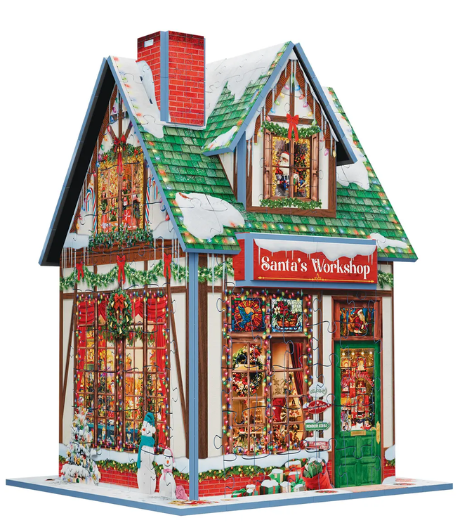 Santa's Workshop 3D Jigsaw Puzzle