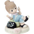 Growing In Grace, Age 14, Brunette Girl Precious Moments Figurine