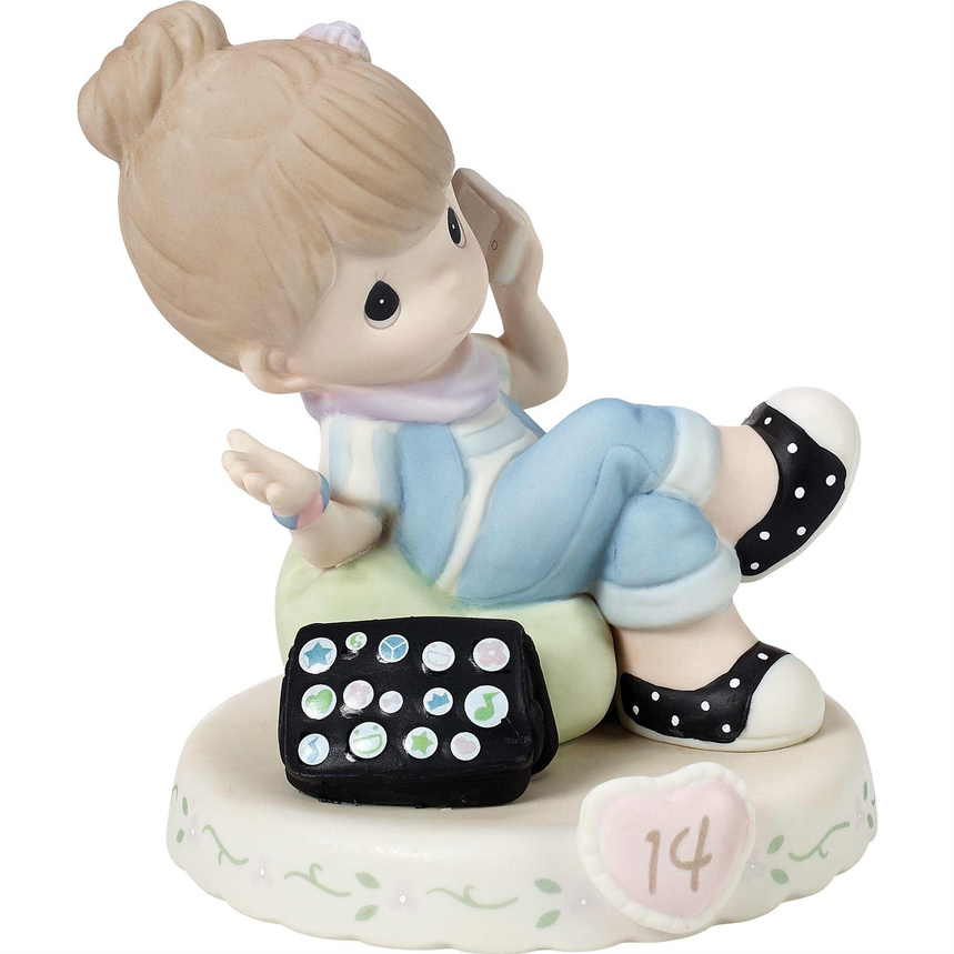 Growing In Grace, Age 14, Brunette Girl Precious Moments Figurine