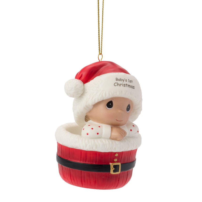 Baby's 1st Christmas Precious Moments Ornament - Medium Skin Tone