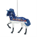 Up On The Housetop Painted Ponies Ornament