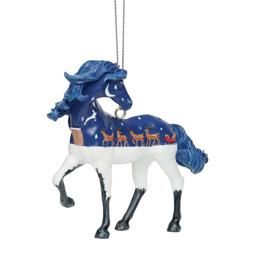 Up On The Housetop Painted Ponies Ornament