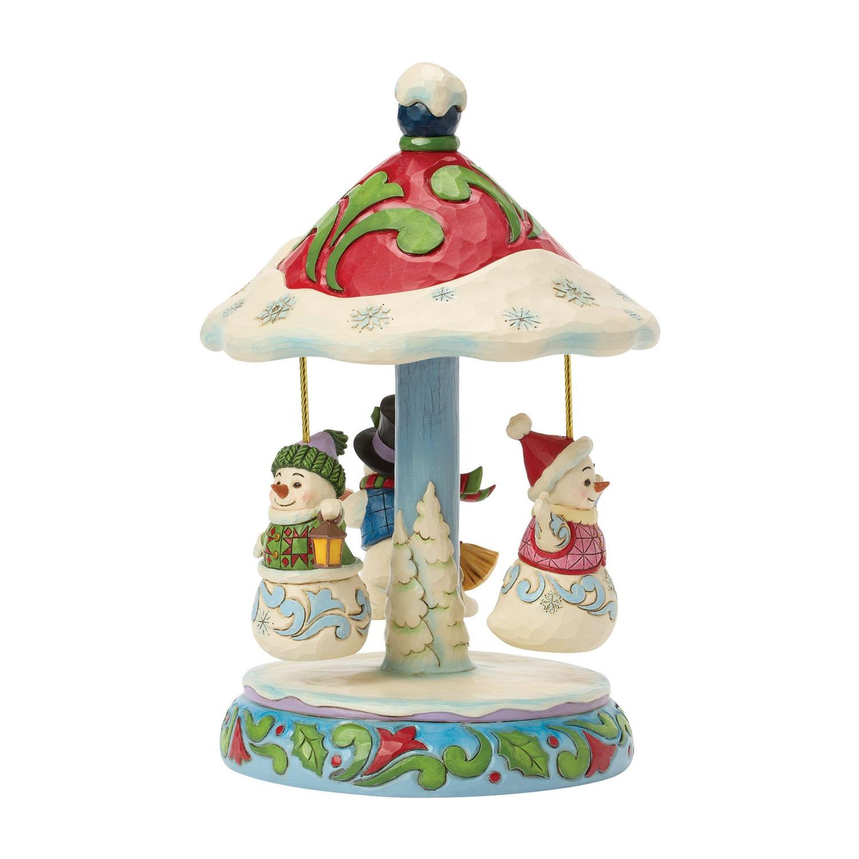 Winter Dancers Jim Shore Figurine Musical Carousel
