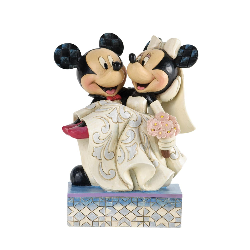 Congratulations Jim Shore Mickey & Minnie Wedding Figurine
