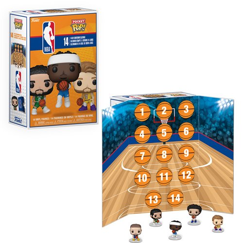 NBA 14-Day Countdown Funko Pocket Pop! Mini-Figure Calendar