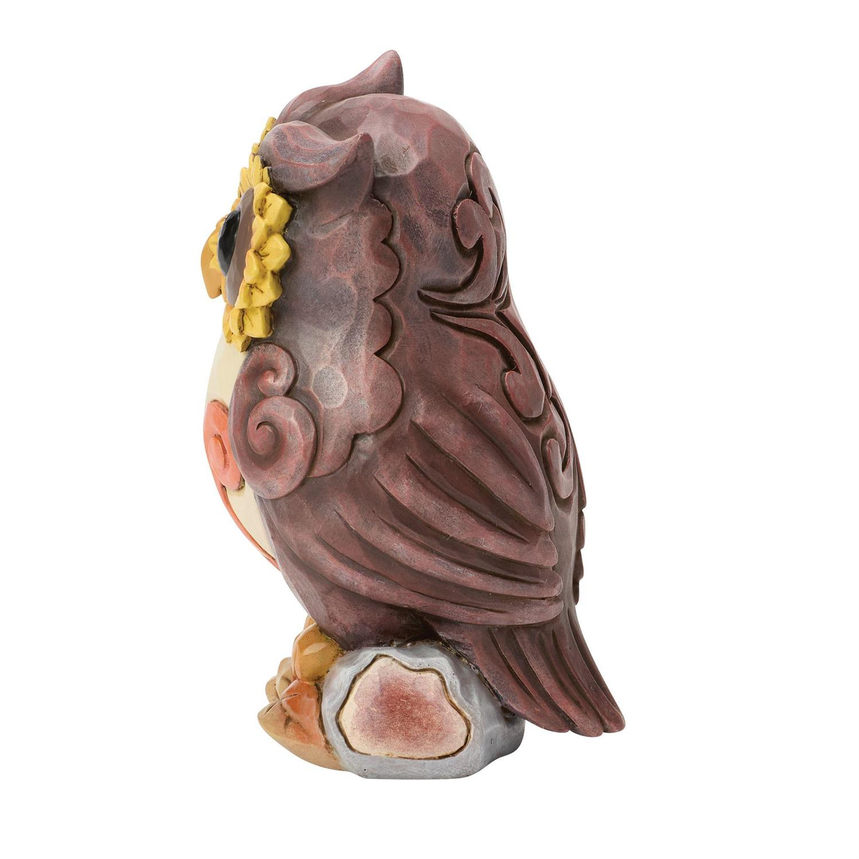 Owl on Log Mini Jim Shore Figurine