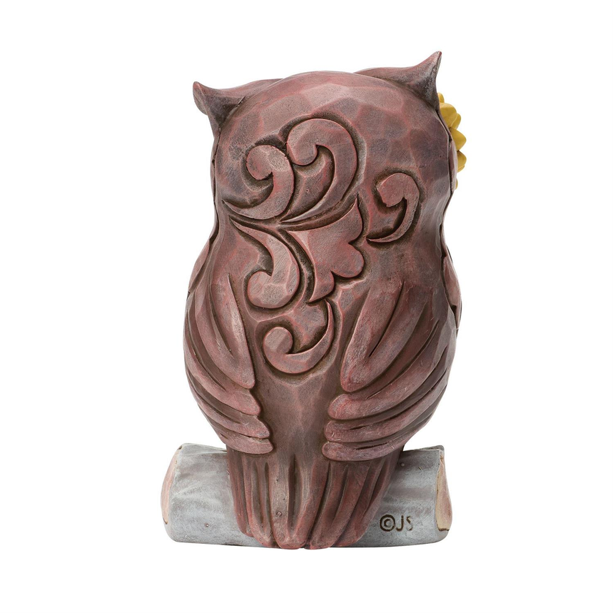 Owl on Log Mini Jim Shore Figurine
