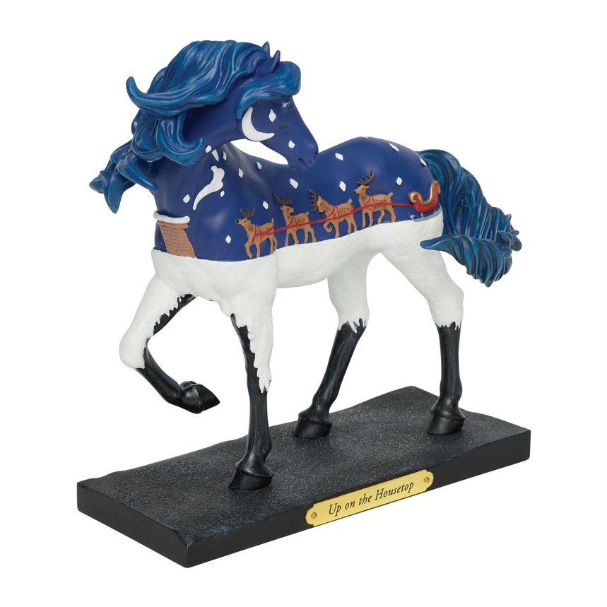 Up On The Housetop Painted Ponies Figurine