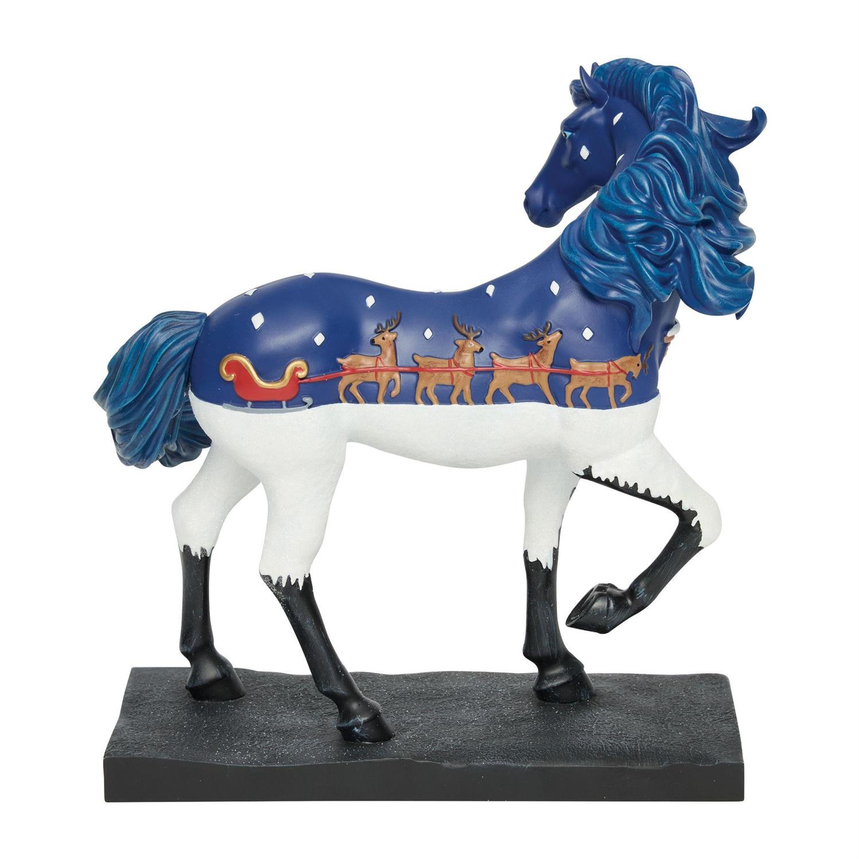 Up On The Housetop Painted Ponies Figurine