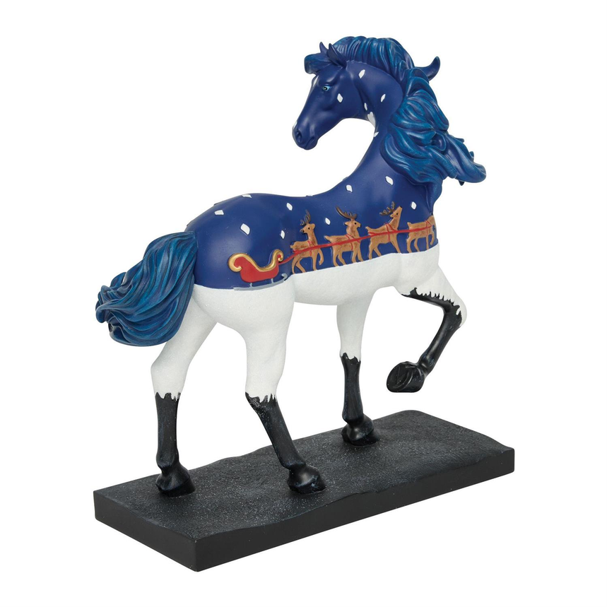 Up On The Housetop Painted Ponies Figurine