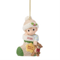 Baby's First Christmas 2026 Boy Dated Precious Moments Ornament