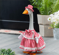 Giddy the Goose Plaid Dress Outfit