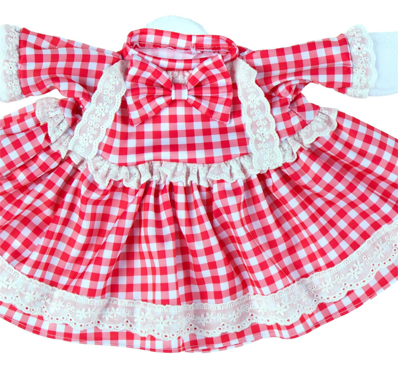 Giddy the Goose Plaid Dress Outfit