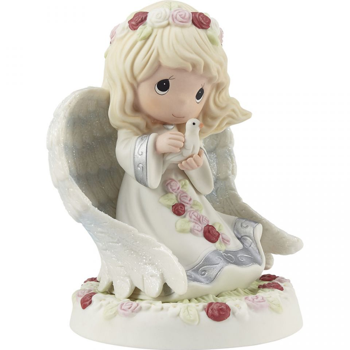 On Angels' Wings Precious Moments Figurine