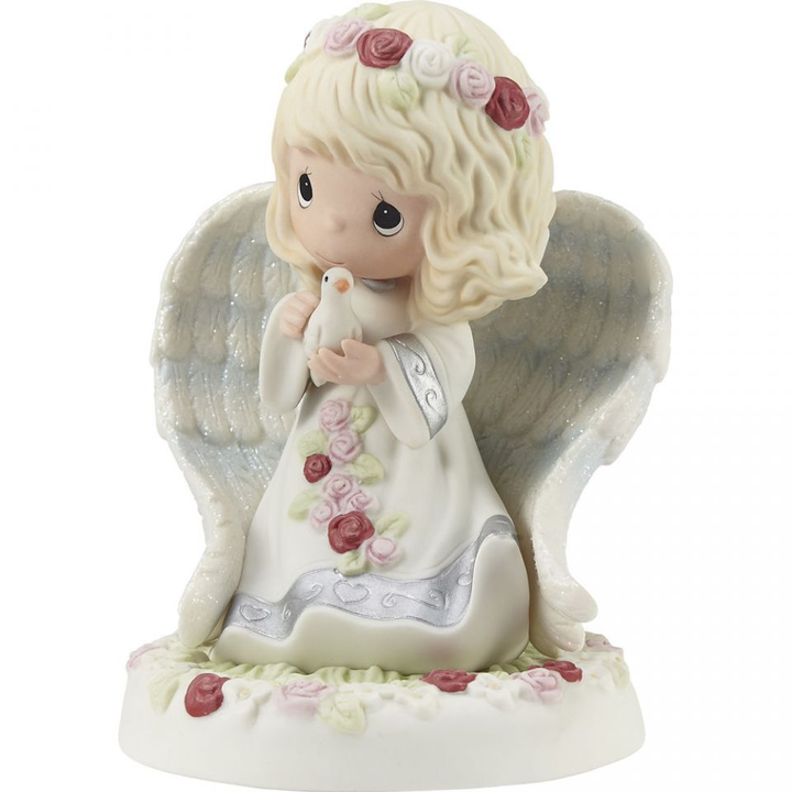 On Angels' Wings Precious Moments Figurine