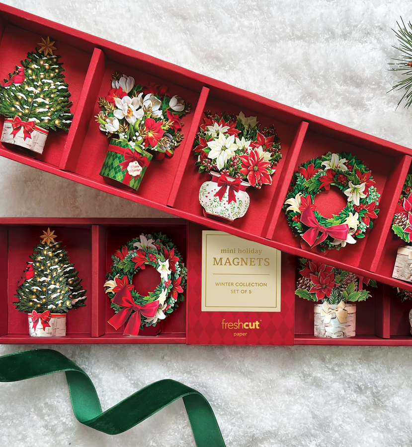 Mini Holiday Magnets