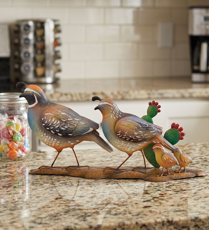Quail Family Parade