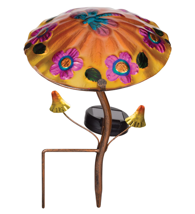 Dragonfly Mushroom Solar Stake