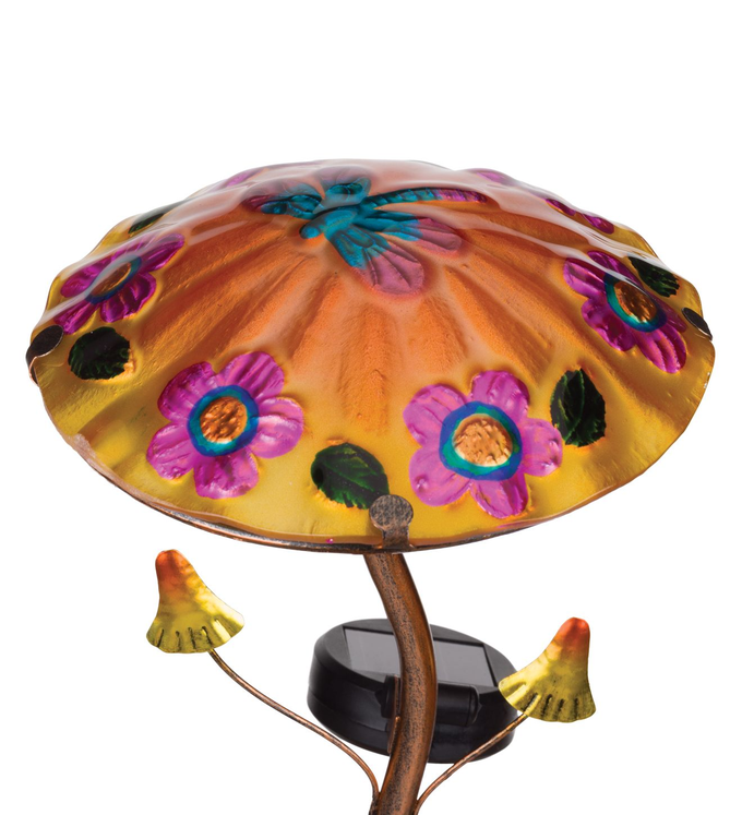 Dragonfly Mushroom Solar Stake