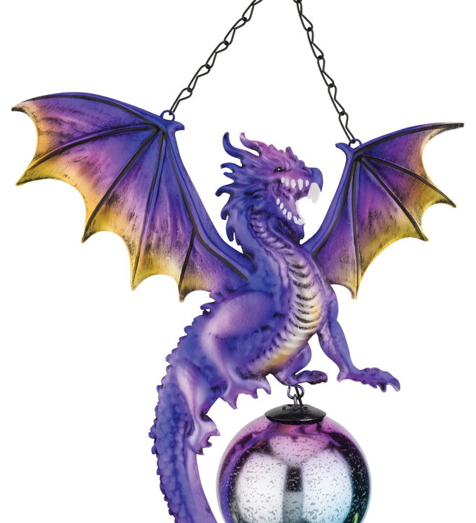 Purple Dragon Solar Lantern