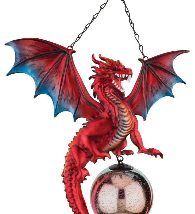 Red Dragon Solar Lantern